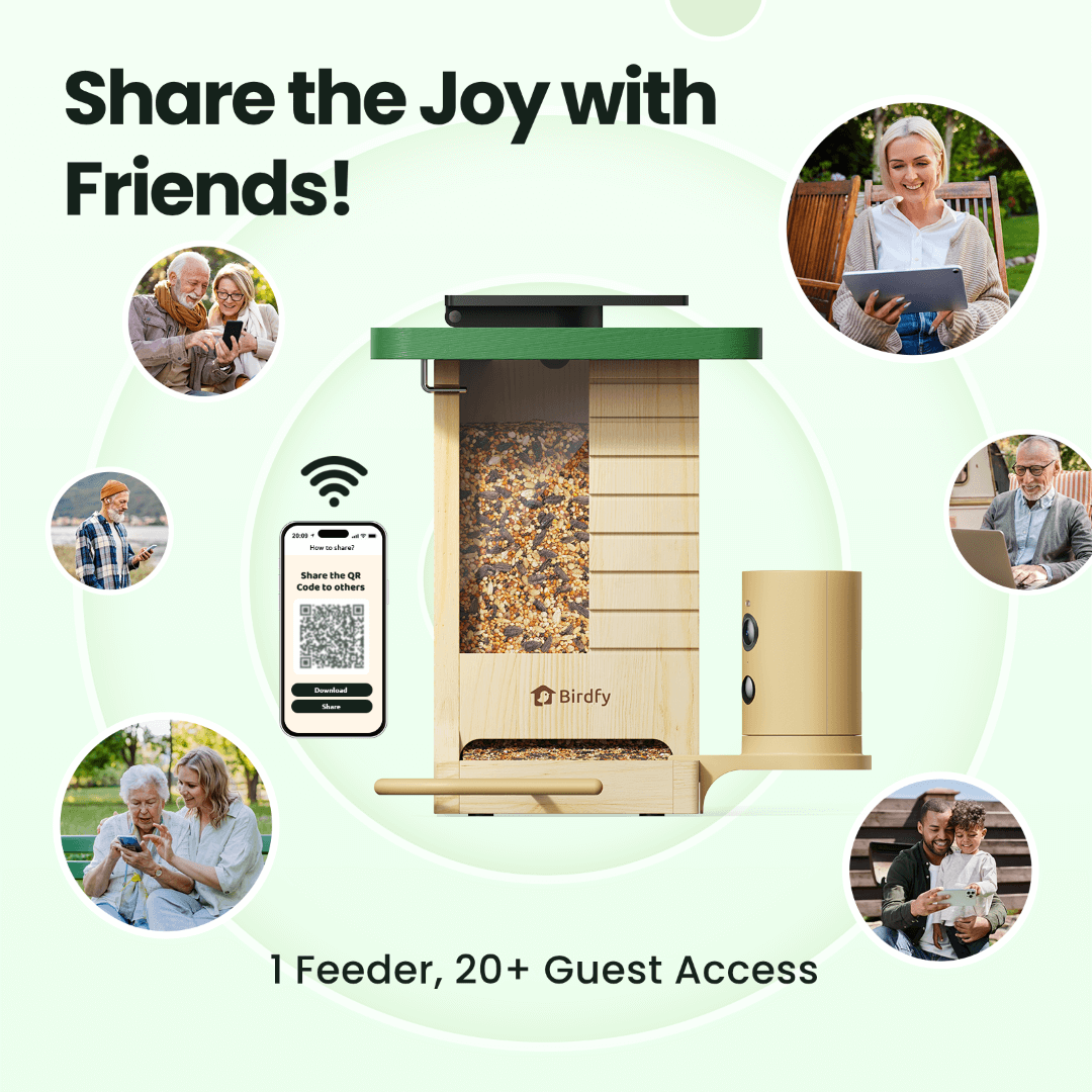 Birdfy Feeder Wood – Holziger Smart-Fütterer mit Kamera