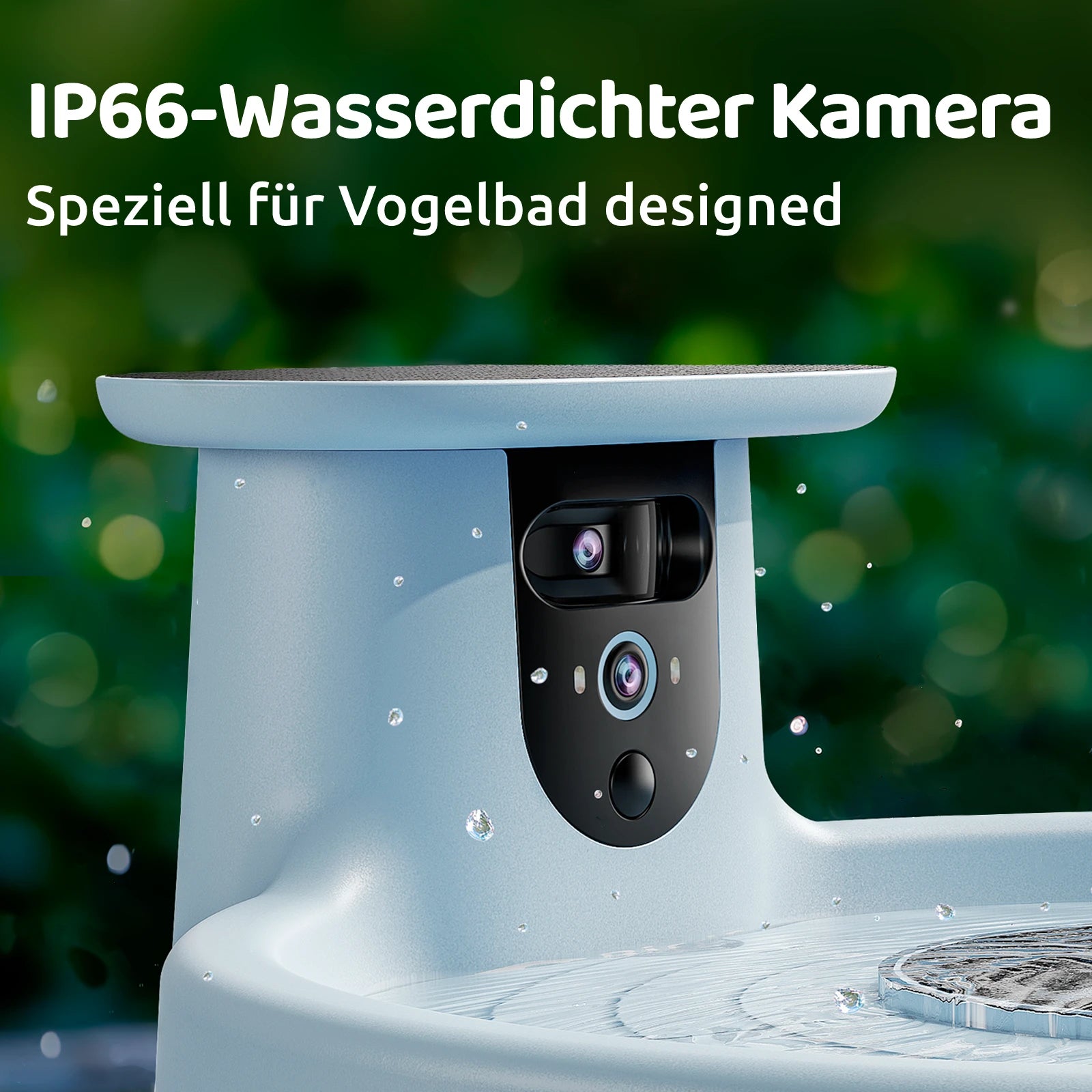 Birdfy Bath Pro - Intelligente Vogelfontäne mit Kamera