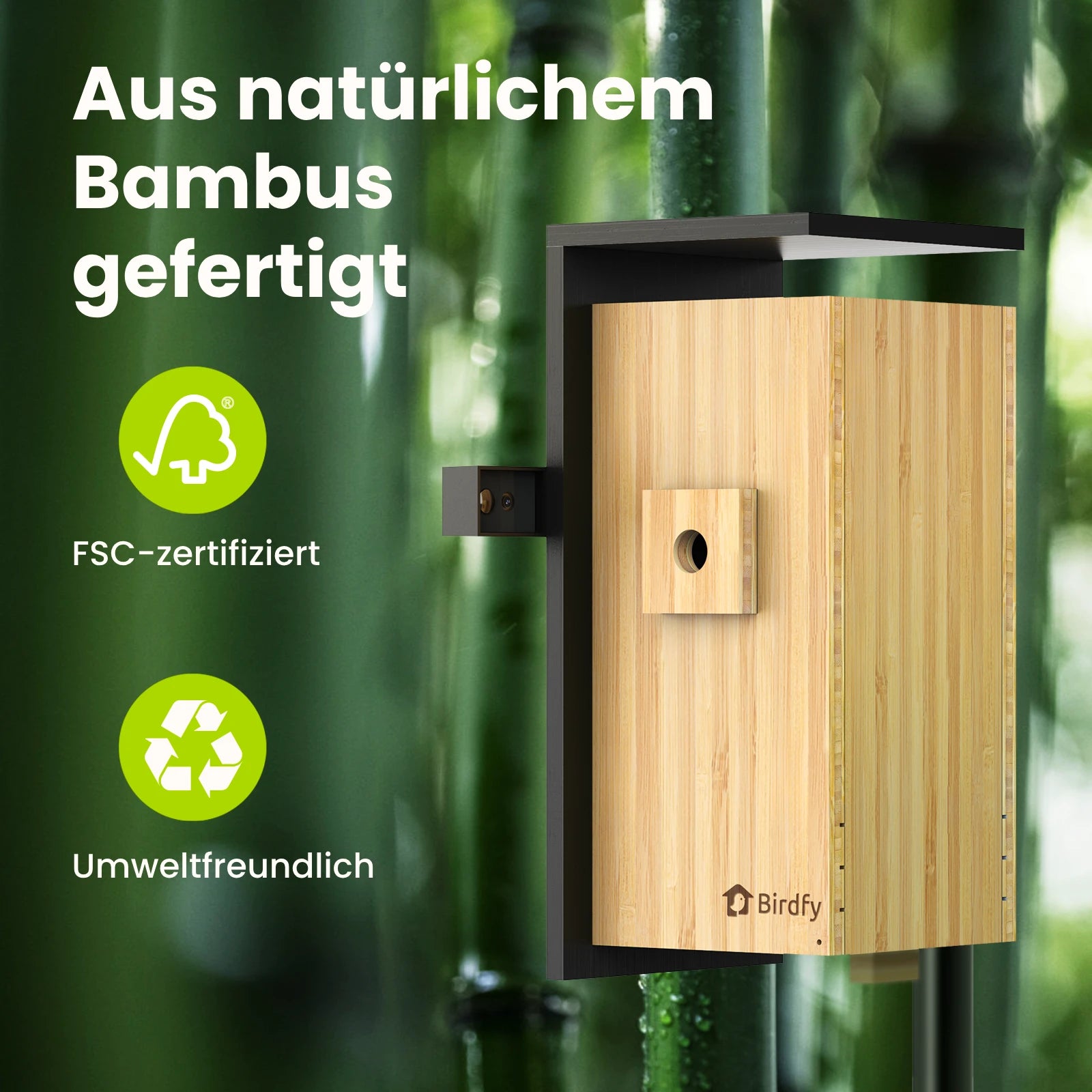 Birdfy Nest- Smart Vogelhaus mit Doppelkamera