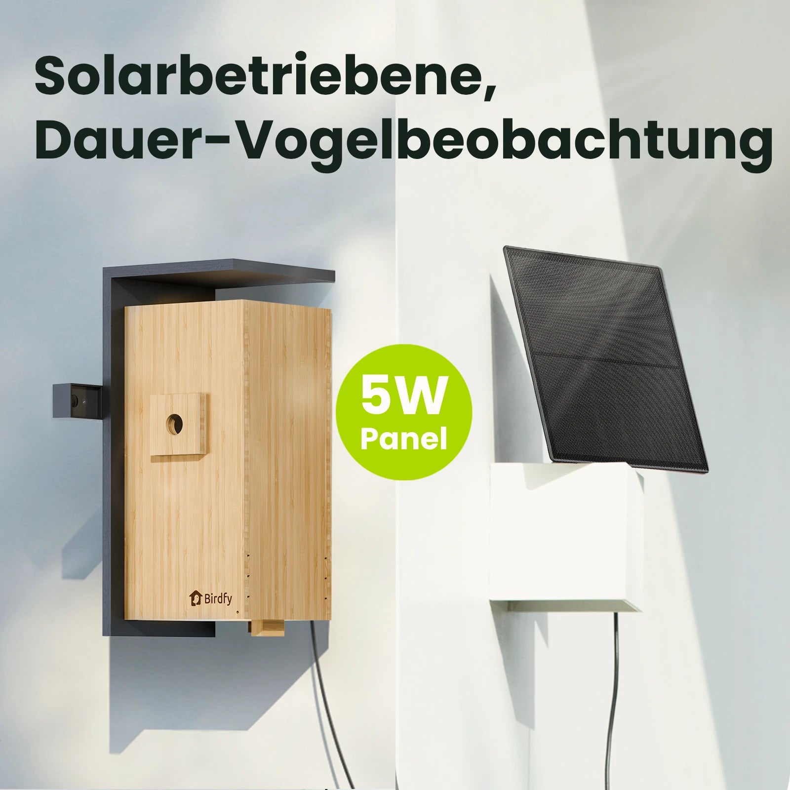 Birdfy Nest- Smart Vogelhaus mit Doppelkamera