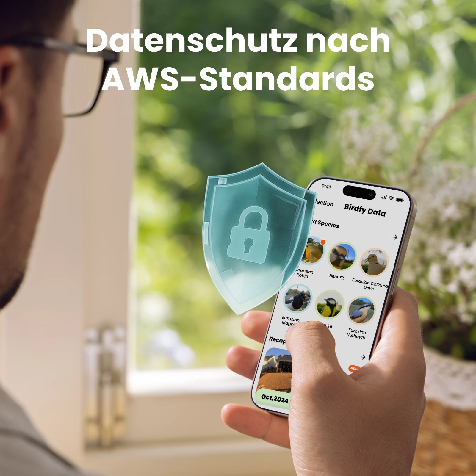 Birdfy Feeder Wood – Holziger Smart-Fütterer mit Kamera