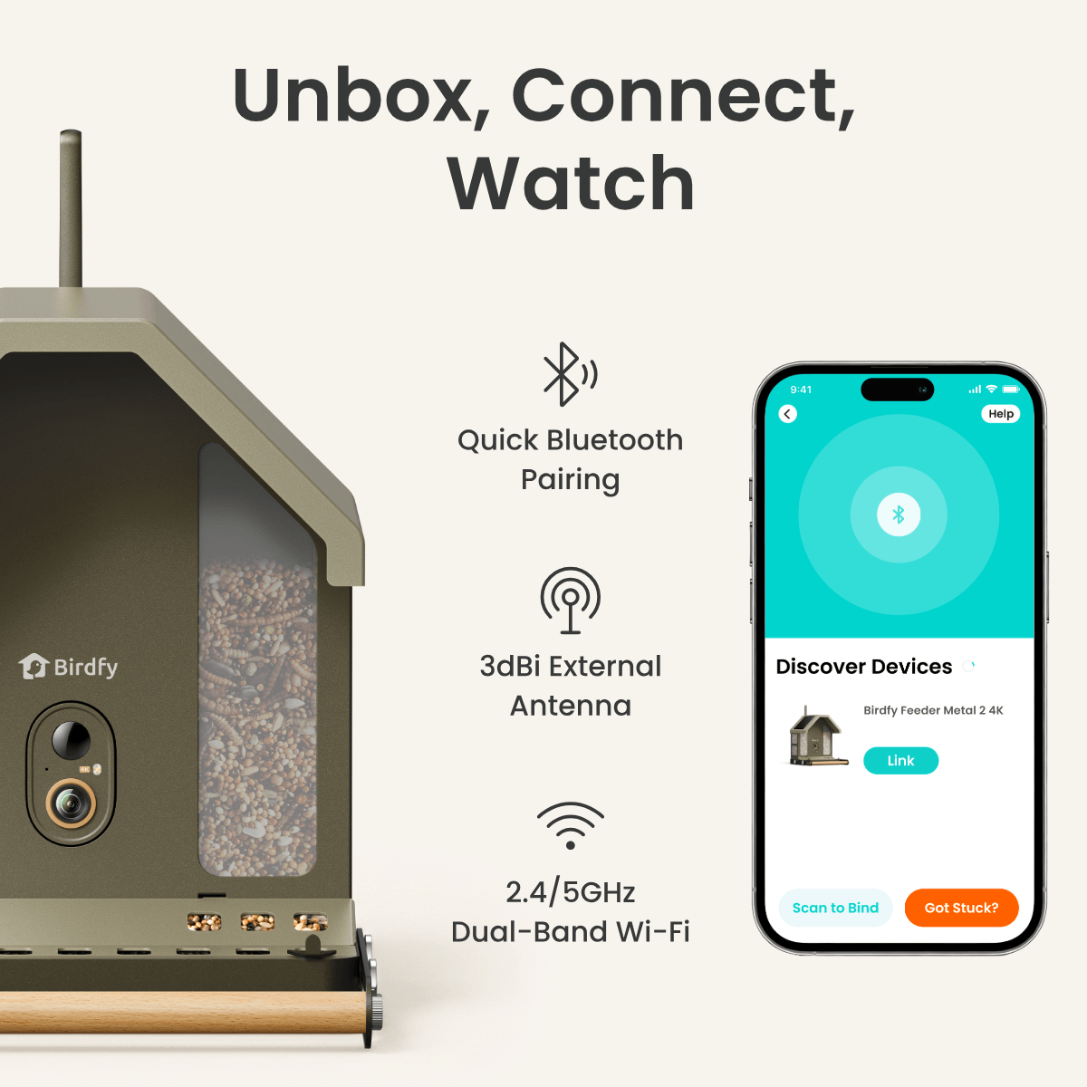 Birdfy Feeder Metal 2 4K
